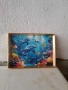 Диамантен гоблен делфини-готов и рамкиран, снимка 5