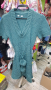Продавам плетена туника, зелена, снимка 1 - Туники - 38922108