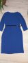 Турско синя елегантна рокля Ecrin, снимка 3