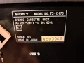 Продавам много запазен триглав дек Sony TC-K 670, снимка 8