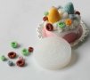 3d Мини кръгчета сърца Маршмелоу корнфлейкс зърнена закуска силиконов молд форма фондан смола декор , снимка 2