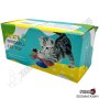 Играчка за Коте - Въртяща - 15.8см/7.5см/6.9см - Зелена разцветка - Pet Interest, снимка 2