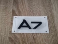 черна емблема Audi A7, снимка 1