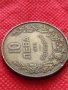Монета 10 лева 1943г. Царство България за колекция декорация - 24988, снимка 4