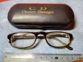 СТАРИ ДИОПТРИЧНИ ВИНТИДЖ ОЧИЛА с КАЛЪФ CD Choice Desugn 47727, снимка 1