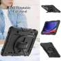 Samsung Galaxy Tab S10 FE Hybrid Tablet Case with Hand Grip & Strap TPU Силиконов Калъф и Протектор, снимка 9