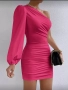 Къса розова рокля, снимка 3