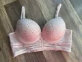 Розов сутиен с камъни , снимка 1