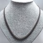 Сребърен синджир тип плетка кардинал, снимка 1 - Колиета, медальони, синджири - 43887490