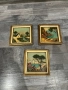 Малка маслена картина, комплект от три, снимка 1
