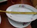 Стар български порцелан чиния елипса , снимка 1