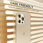 Протектор с камъни за Камера iPhone 15 Pro Max, Златист, снимка 3