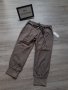 Нови къси панталонки в кафяв цвят с коланче на намаление