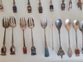 Стари сувенирни лъжички със сребърно покритие, снимка 6