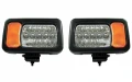 Комплект 2 Броя 150W Фарове с мигач за Трактор Багер Мотокар Камион , снимка 1