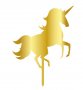 голям Еднорог Unicorn кон пластмасов плекси топер украса за торта декор, снимка 2