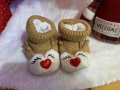 Бебешки коледни чорапки , снимка 1 - Бодита за бебе - 43183315