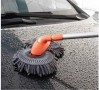 Телескопична четка за автомивка, въртяща се, микрофибър, AMIO, снимка 2