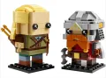 НОВО LEGO 40751 Brickheadz Lord of the Rings Legolas and Gimli, снимка 4