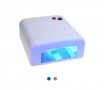 UV печка за нокти Automat, 36W, с таймер, Бял + 3бр Гел лака BLUESKY за рисуване , снимка 2