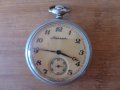 Джобен часовник Молния Мълния Molnija с локомотив, снимка 1 - Антикварни и старинни предмети - 44134239