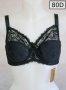 Черен сутиен с полумеки чашки марка Wiesmann размер 80D и 95В, снимка 7