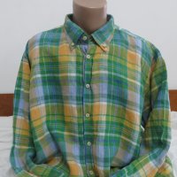 Мъжка риза с дълъг ръкав от лен Tom Rusborg, снимка 2 - Ризи - 33008079