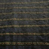 Автентичен Ръчно тъкан плат за носия, синьо- черно, снимка 2 - Антикварни и старинни предмети - 43307880