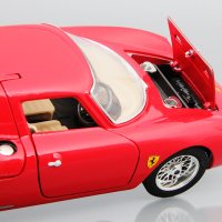 Ferrari 250 Le-Mans 1965 - мащаб 1:18 на bBurago made in Italy моделът е нов в кутия, снимка 7 - Колекции - 44097204