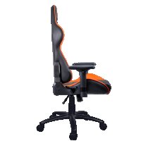 Геймърски стол COUGAR Armor S Ергономичен геймърски стол Черно - оранжев Дишащата PVC кожа, снимка 6 - Столове - 33391541