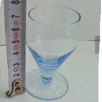 Ретро стъклени чаши цветно стъкло, снимка 3 - Антикварни и старинни предмети - 35985024
