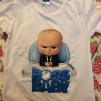Тениска бебе бос baby boss 1г, снимка 1 - Бебешки блузки - 28970968
