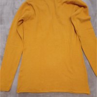 Блузка фино плетево , тютюнево жълто наситен хубав тузарски цвят. , снимка 7 - Блузи с дълъг ръкав и пуловери - 43183193