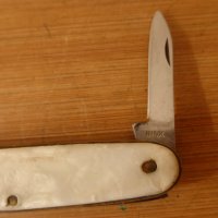 Колекционерско джобно ножче 2 остриета Kronenbourg 1975 г, снимка 6 - Ножове - 43429763
