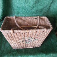 Старинна плетена кошница за интериор, снимка 7 - Антикварни и старинни предмети - 37307854