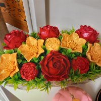 Кашпи с цветя изработени от керамика, снимка 3 - Декорация за дома - 43820703