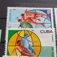 Пощенски марки чиста серия без печат Световна купа по футбол в Испания поща КУБА 38126, снимка 5 - Филателия - 40772732