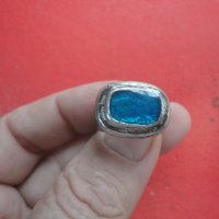 Бронзов пръстен с камък , снимка 4 - Пръстени - 43208848