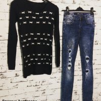 ЛИКВИДАЦИЯ!!! Дамски пуловер плетиво, снимка 2 - Блузи с дълъг ръкав и пуловери - 28022770