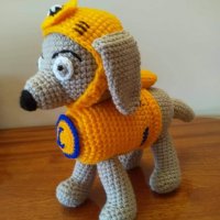 Плетени кученца "Пес патрул", снимка 11 - Плюшени играчки - 37370122