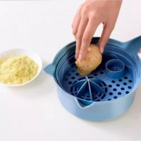 ❌ Многофункционално кухненско ренде с купа - 6в1 ❌, снимка 3 - Аксесоари за кухня - 37823300
