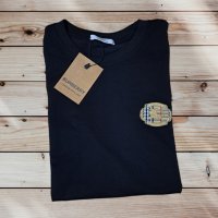 Мъжка тениска Burberry, цвят черен, снимка 2 - Тениски - 44016645