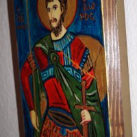 Икона на св. Теодор от Тирон, снимка 7 - Икони - 36777228