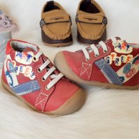 Детски обувки №18 - естествена кожа НОВИ, снимка 1 - Бебешки обувки - 26609142