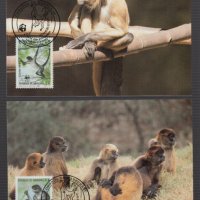 Хондурас 1990 - 4 броя Карти Максимум - WWF, снимка 2 - Филателия - 39013204