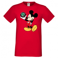 Мъжка тениска Mickey Mouse Skoda Подарък,Изненада,Рожден ден, снимка 9 - Тениски - 36577630