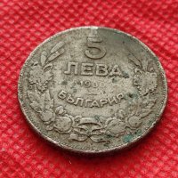 Монета 5 лева 1930г. Царство България за колекция декорация - 24985, снимка 3 - Нумизматика и бонистика - 35186542