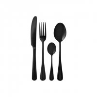 Прибори за хранене в черен цвят, снимка 1 - Прибори за хранене, готвене и сервиране - 37013770