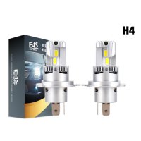 LED диодни крушки E4P H4 Х4 12V 50W, 15000 lm, комплект, снимка 2 - Аксесоари и консумативи - 43436051