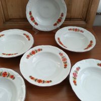 Стар български порцелан чинии, снимка 2 - Антикварни и старинни предмети - 33280654
